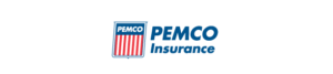 Blue and red Pemco logo with stripes and text.