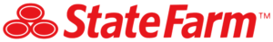 Red logo featuring three overlapping circles and StateFarm text.
