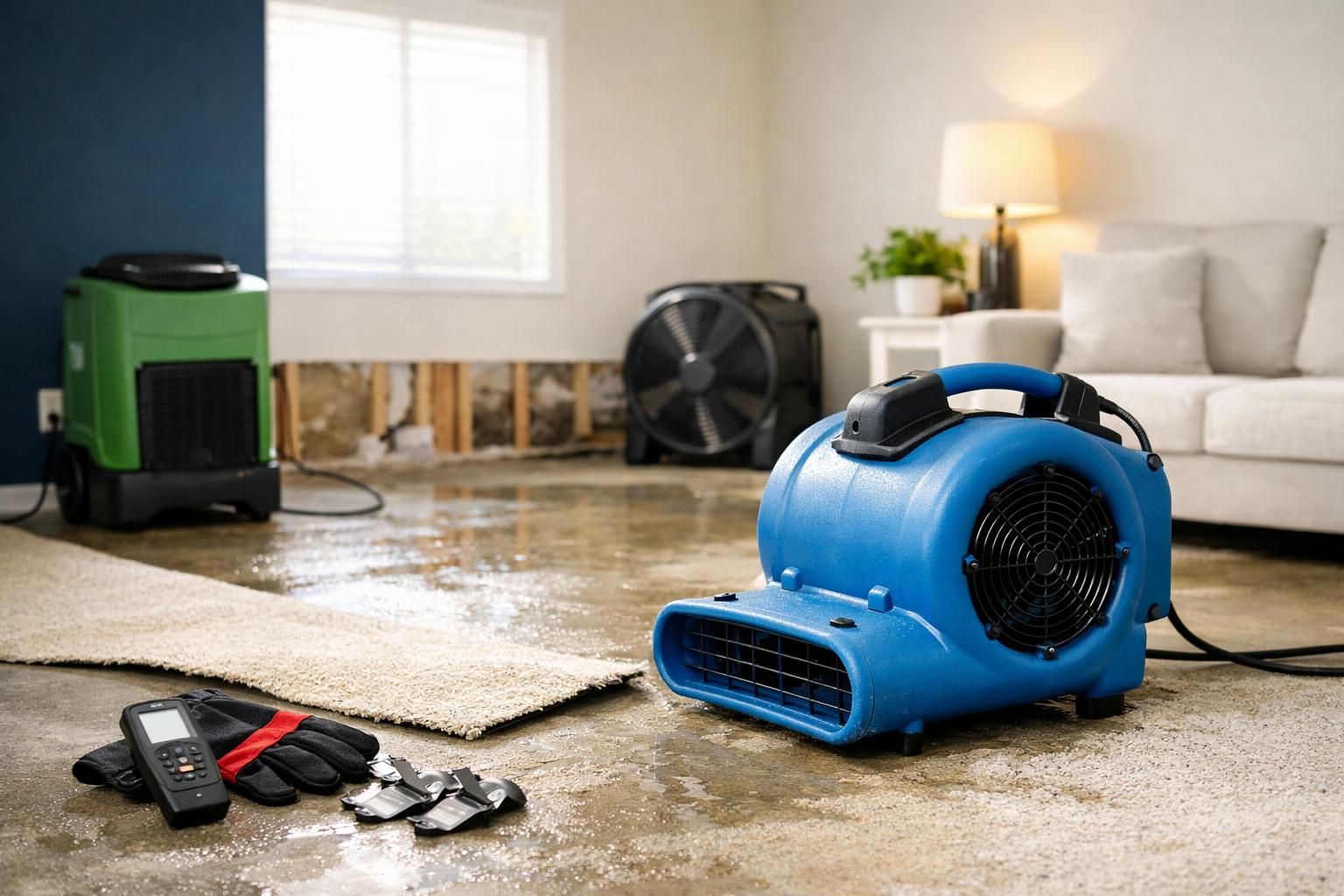 How to Dry a Room After a Water Leak in 24 Hours – Total Dry Restoration