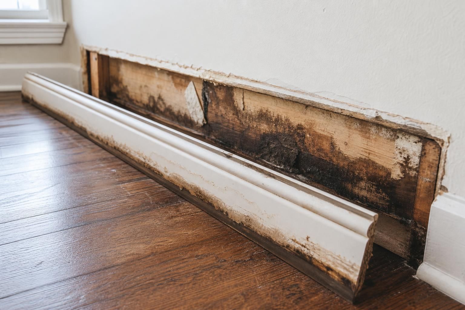 Water Damage Behind Baseboards: What Swelling, Stains, and Gaps Can Mean