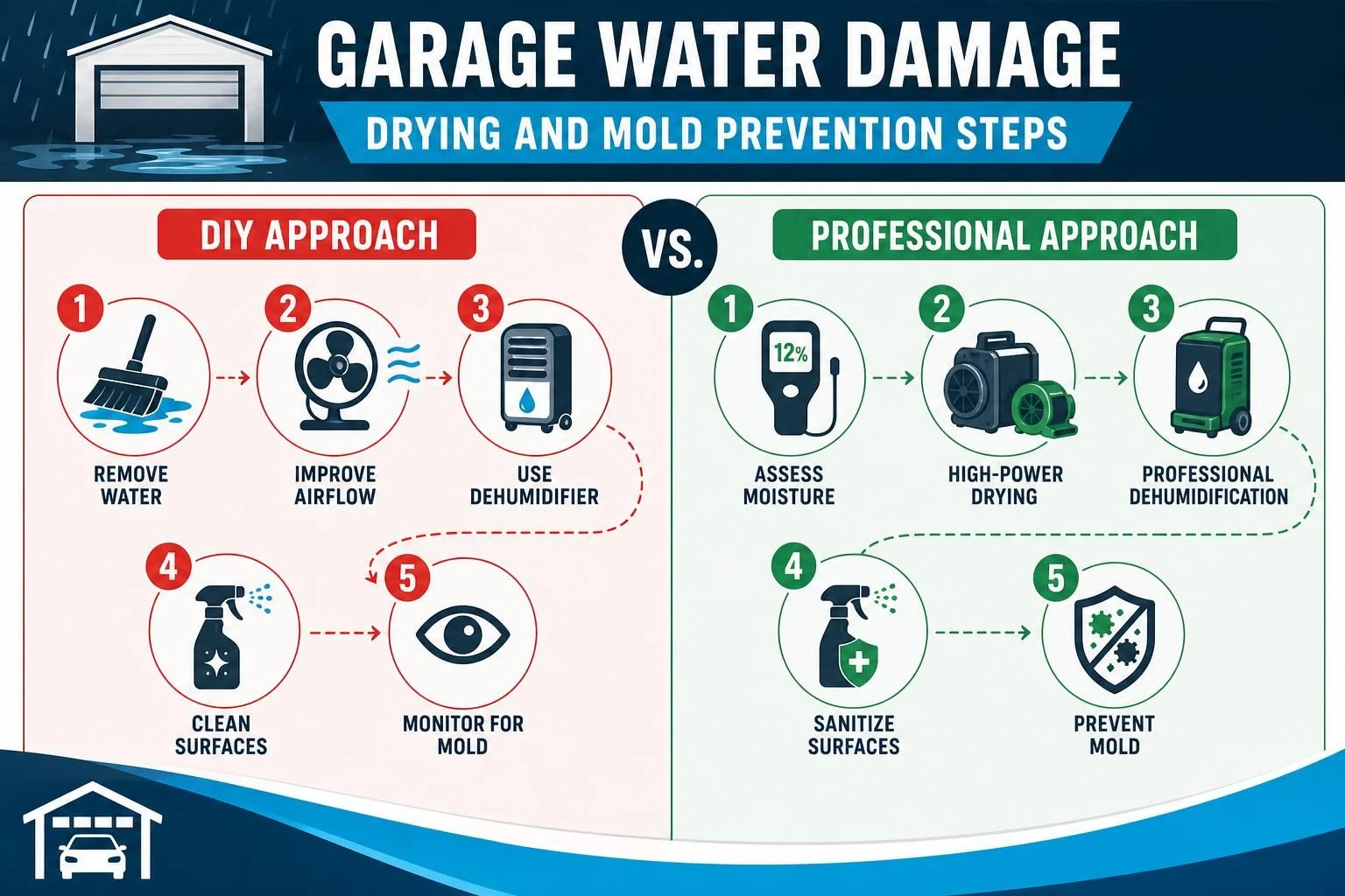 Drying and Mold Prevention Steps article illustration