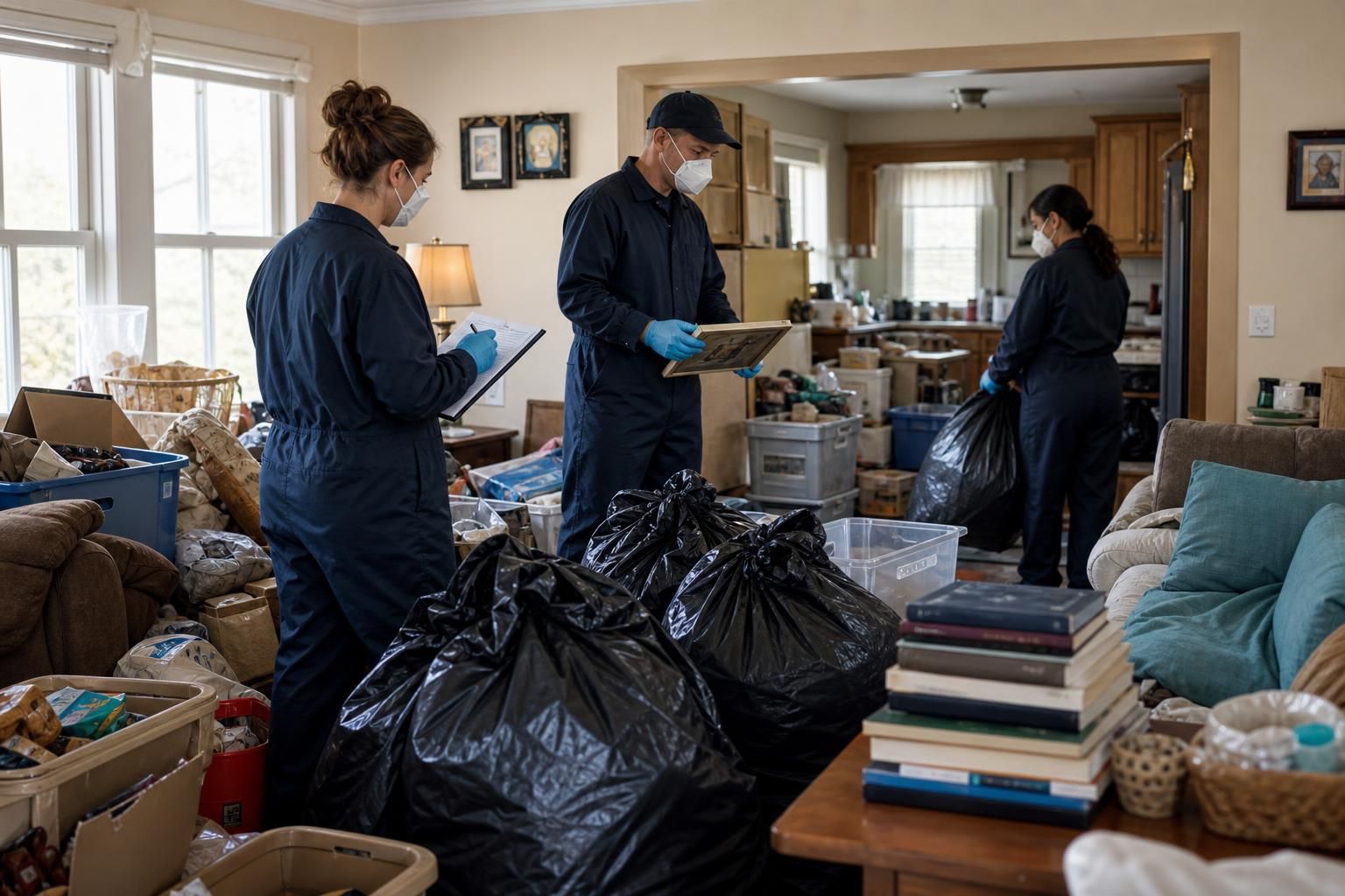 Hoarding Cleanup Process: Safety, Sorting, Cleaning, and Restoration